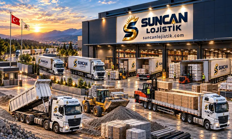 Suncan Lojistik Dijital Çözüm Merkezi tesisi ve filosu